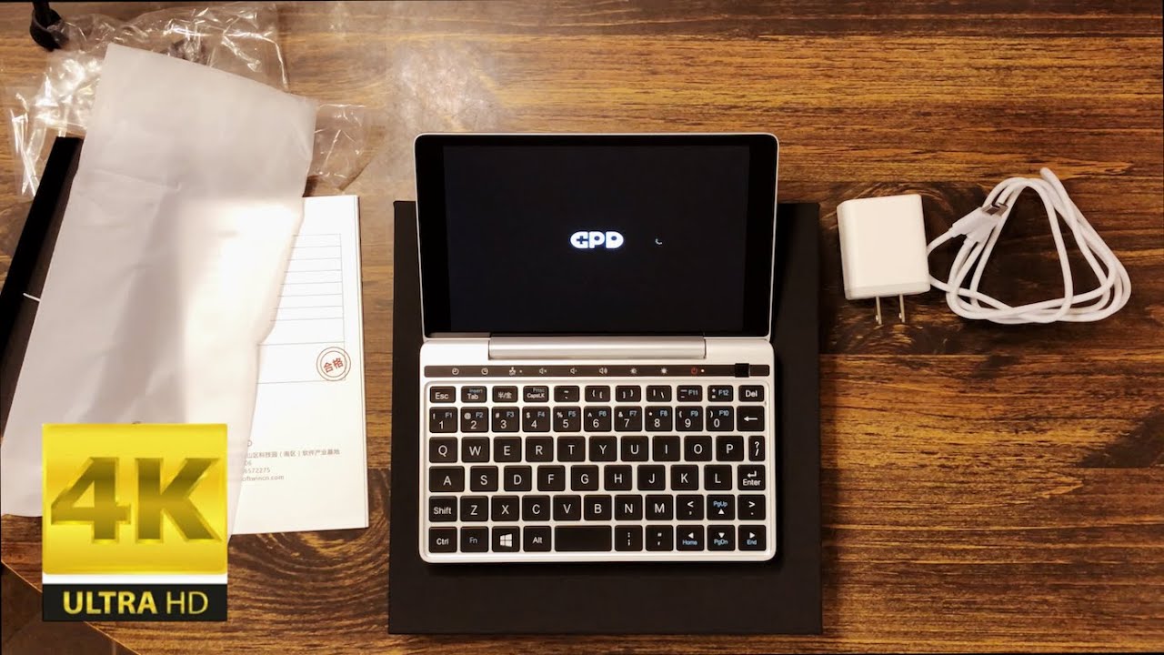 GPD Pocket 2 Unboxing & First Boot in 4K 60FPS - YouTube