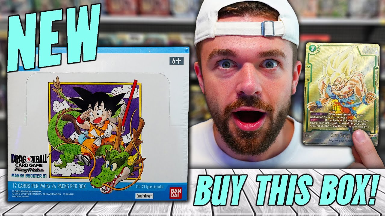 NEW* Opening Dragon Ball Super Manga Booster Cards! - YouTube