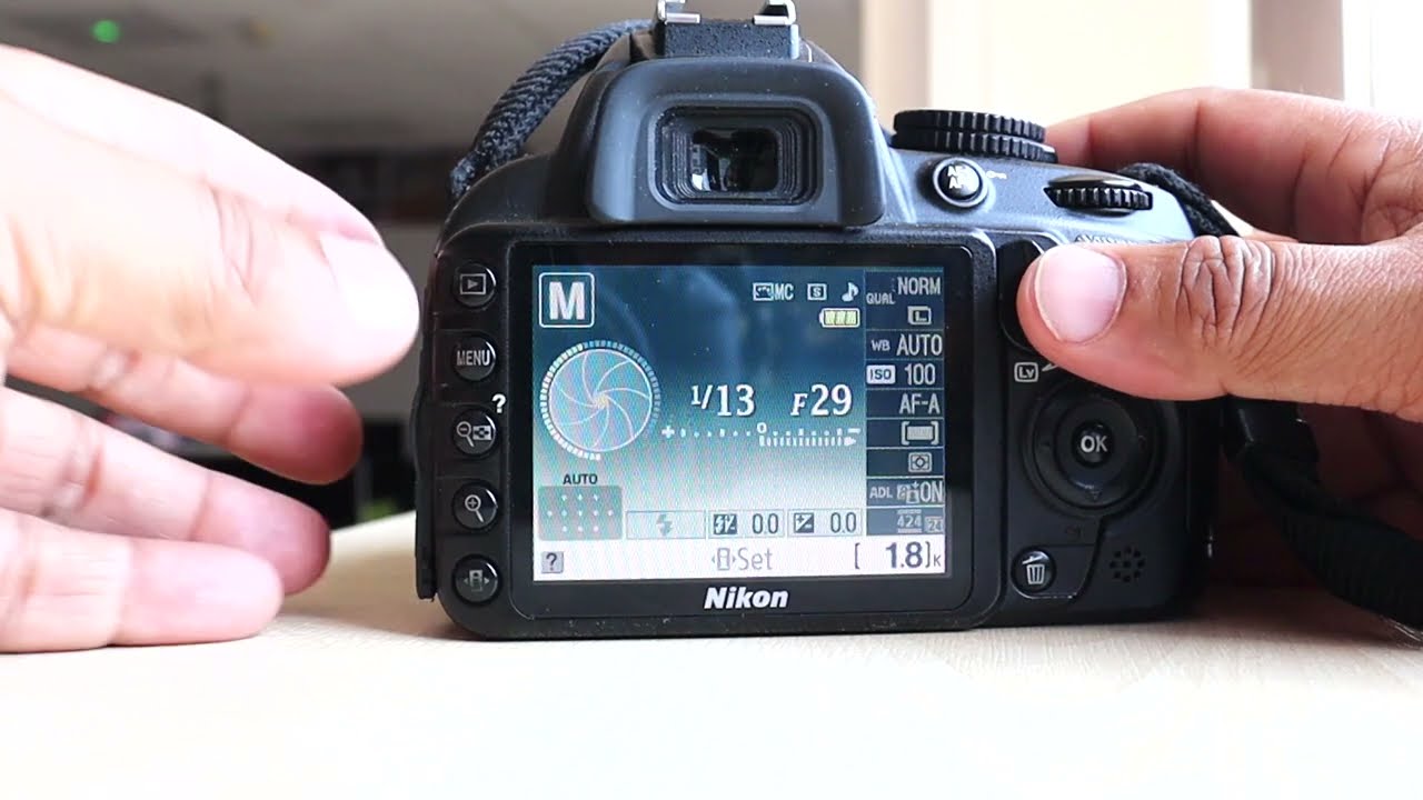 SETTINGS FOR NIKON D3100 - YouTube
