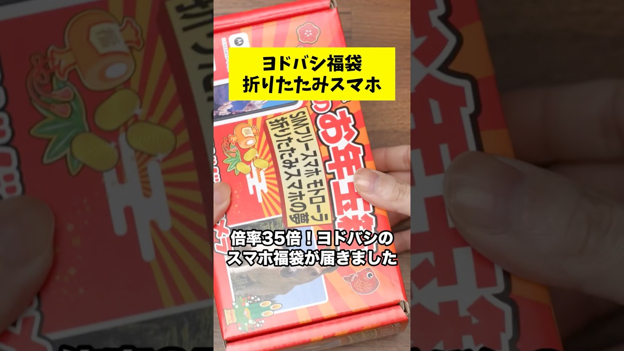 倍率35倍！ヨドバシの2026年福袋『SIMフリースマホ モトローラ
