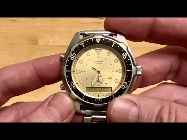 Casio Arnie AMW-320D Vintage Dive Watch Review - YouTube
