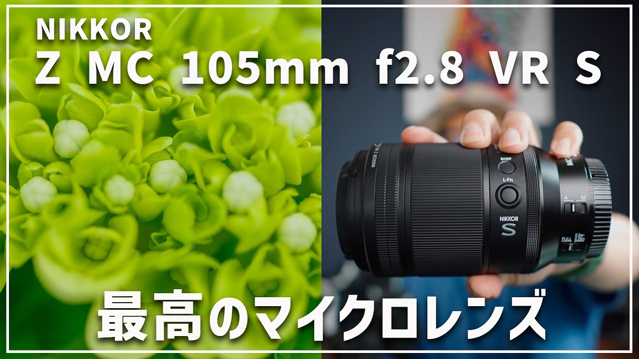 初心者OK】これが最高のマイクロレンズNIKKOR Z MC 105mm f2.8 VR S