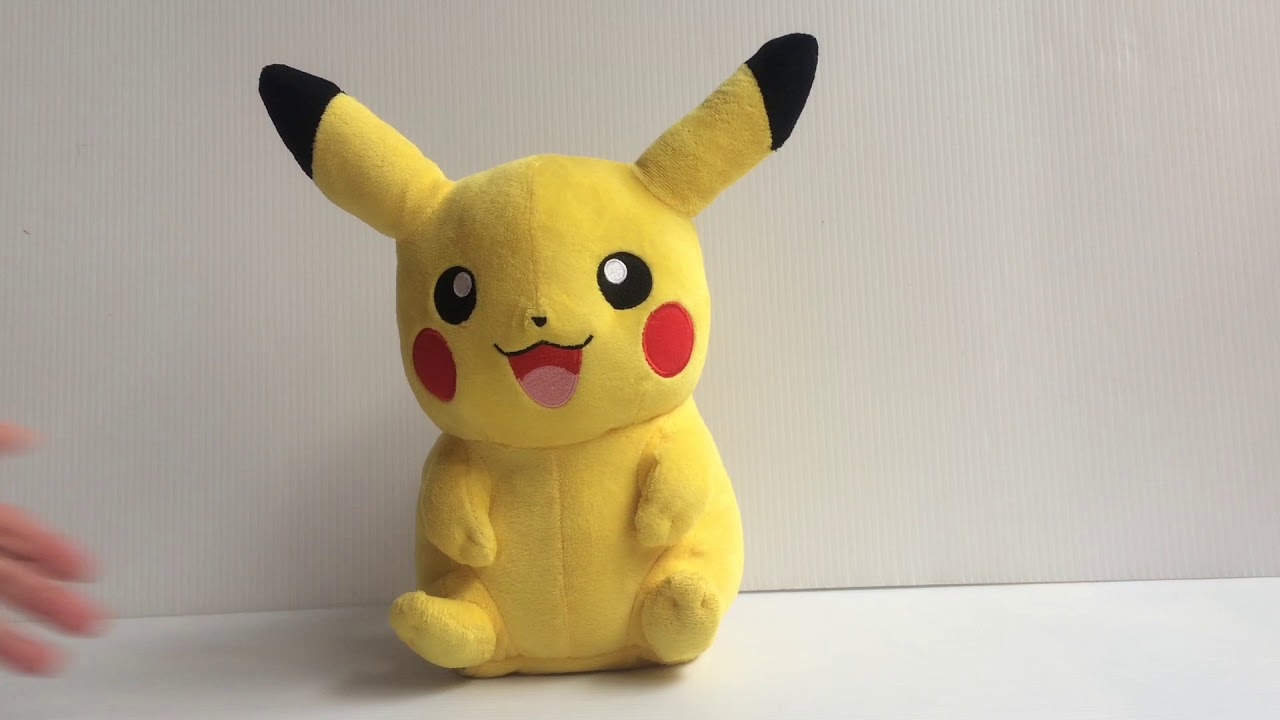 Pokemon Pikachu Talking Plush Dollげんきにお返事 おしゃべり