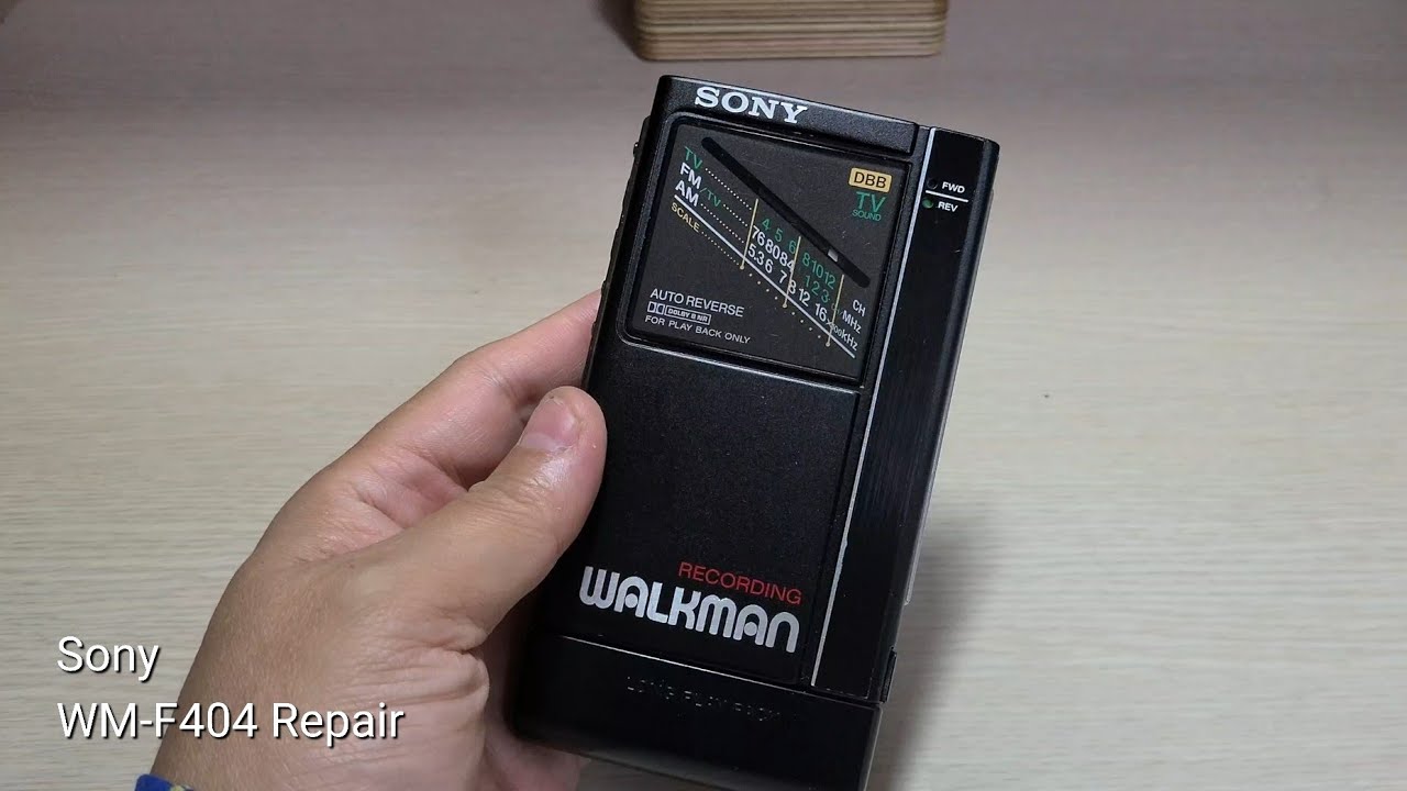 Sony WM-F404 Cassette Walkman - YouTube