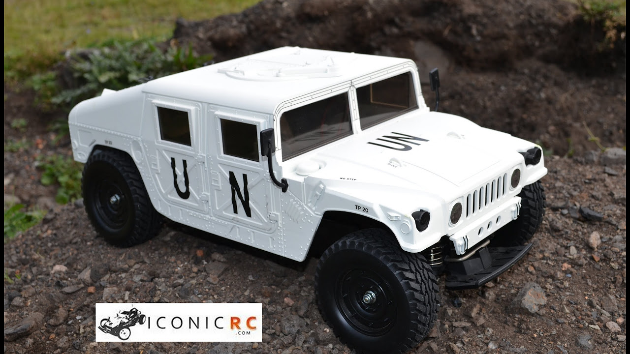 Tamiya M1025 Hummer - Model 58154 - United Nations Livery - YouTube
