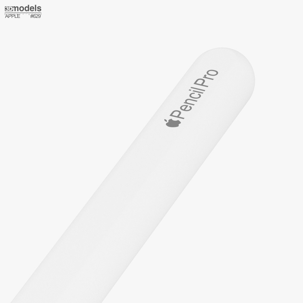 アップルペンシル プロ 2024 3Dモデル - ダウンロード 電子