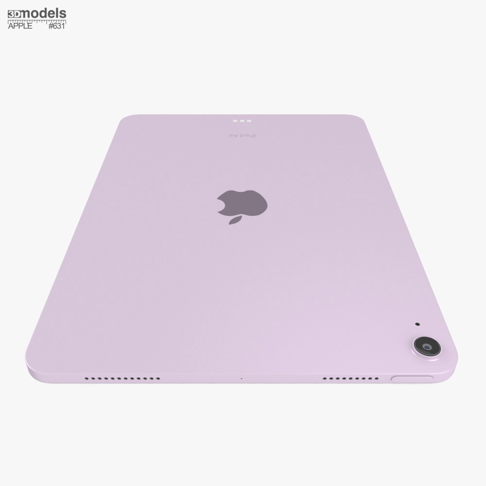 Apple iPad Air M2 11-inch (2024) Purple 3D model - Download Tablet