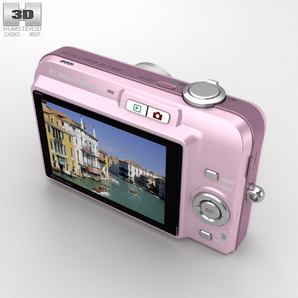 カシオ エクシリム EX-Z1050 ピンク 3Dモデル - ダウンロード 撮影