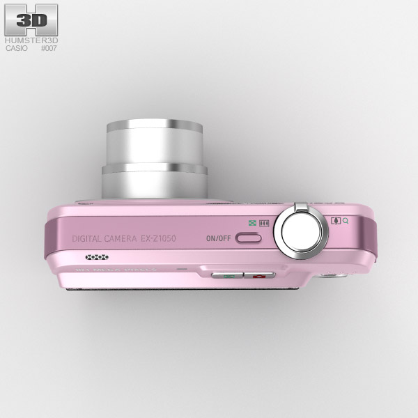 Casio Exilim EX- Z1050 Pink 3D model - Download Photo camera on
