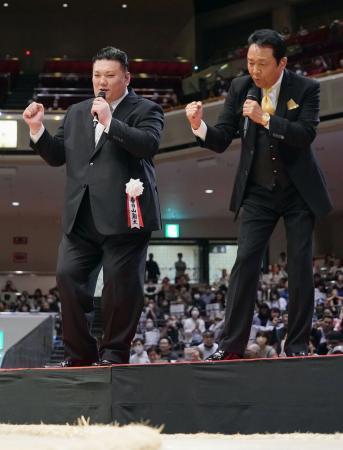 春日山親方、引退相撲で美声披露/スポーツ/デイリースポーツ online