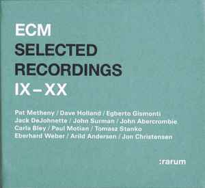 Selected Recordings I-VIII – Box Set 10 x CD, 2002 [r2711020