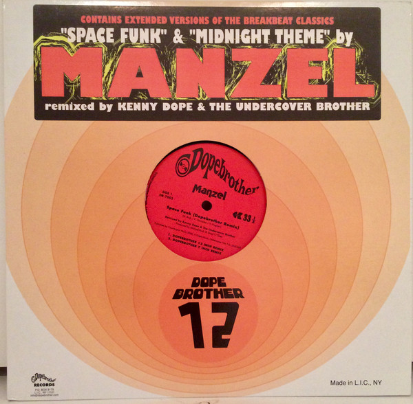 Manzel – Space Funk / Midnight Theme – Vinyl (Red vinyl, 7