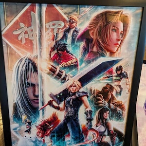 ファイナルファンタジーVII リメイク - 限定版ファインアートプリント