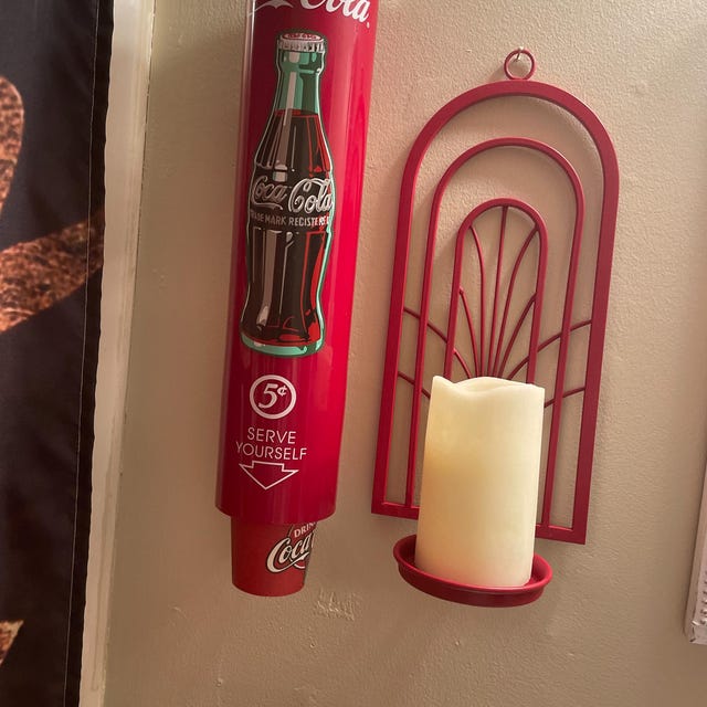 Coca-cola Coke Wooden Paper Towel Holder - Kitchen Collection