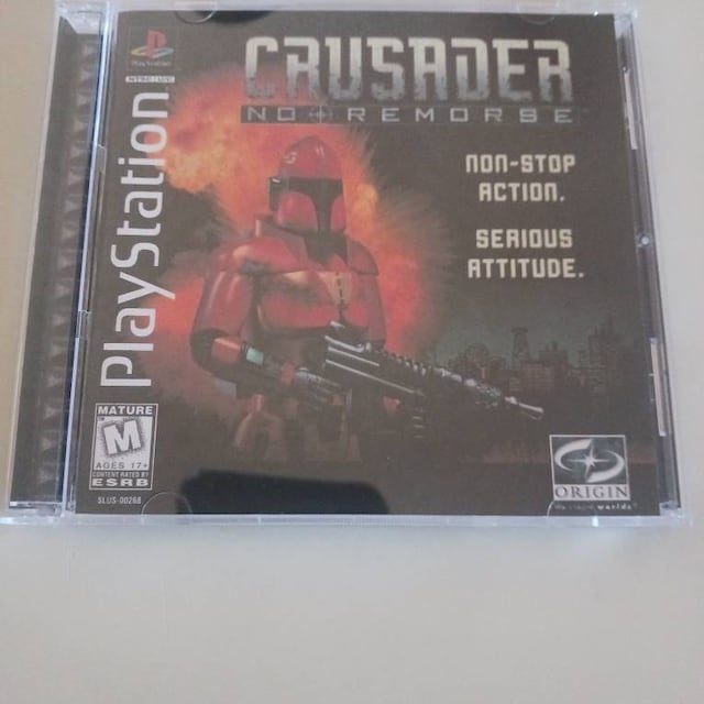 Crusader No Remorse PS1 Reproduction Case - Etsy
