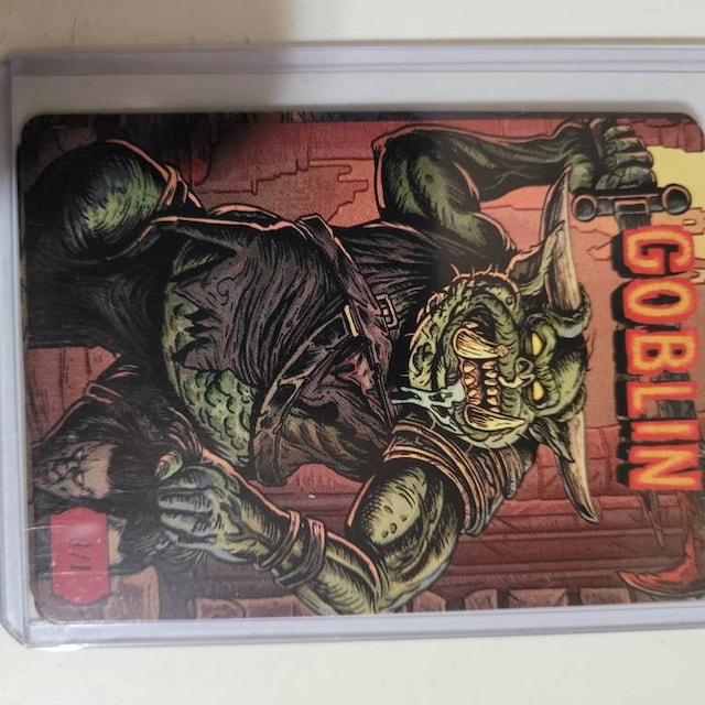 Goblin 1/1 Full Art Token [hand Drawn by Darkside Tokens] Magic