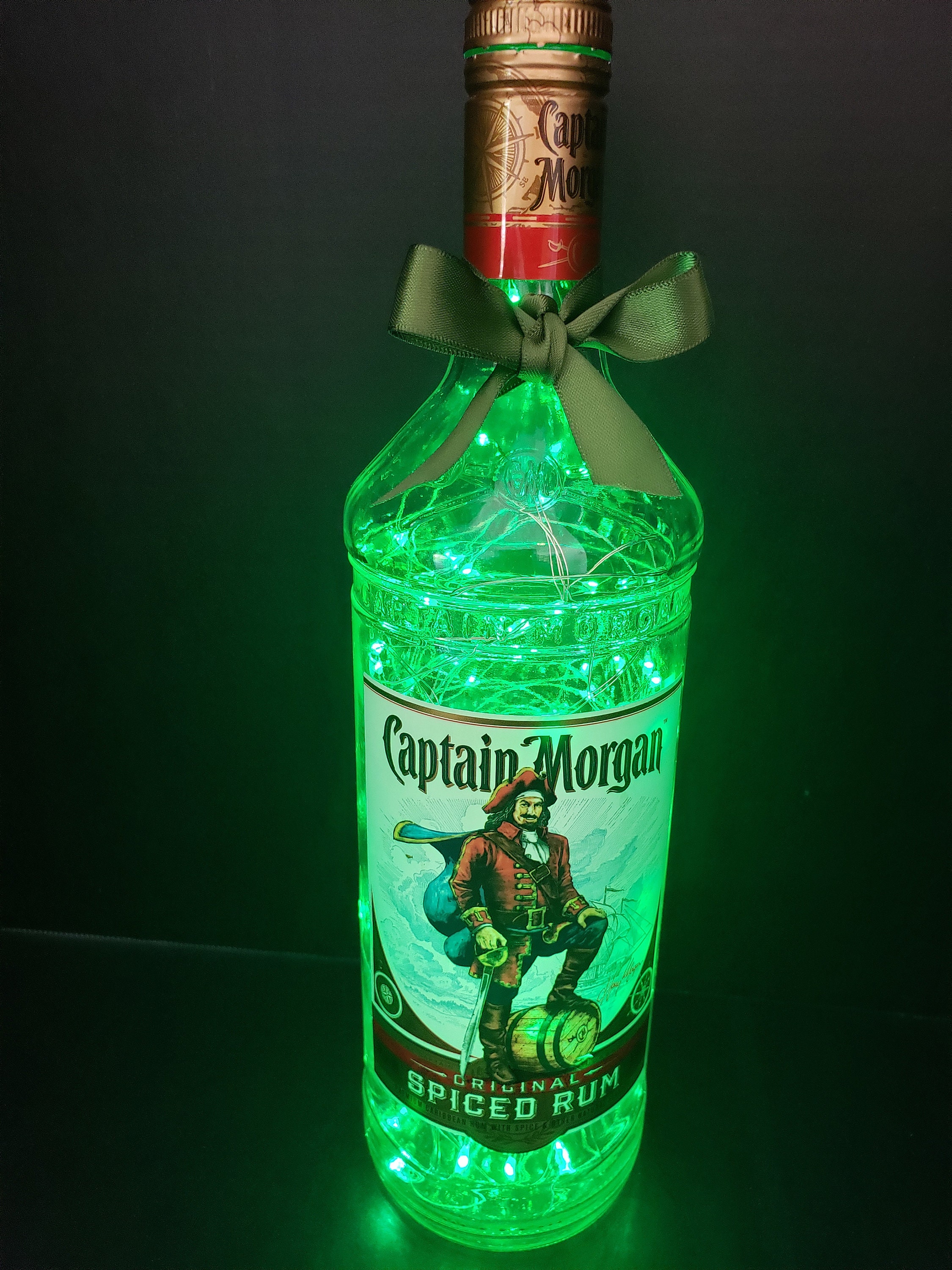 Captain Morgan Illuminated Liquor Bottle. LED Battery Operated