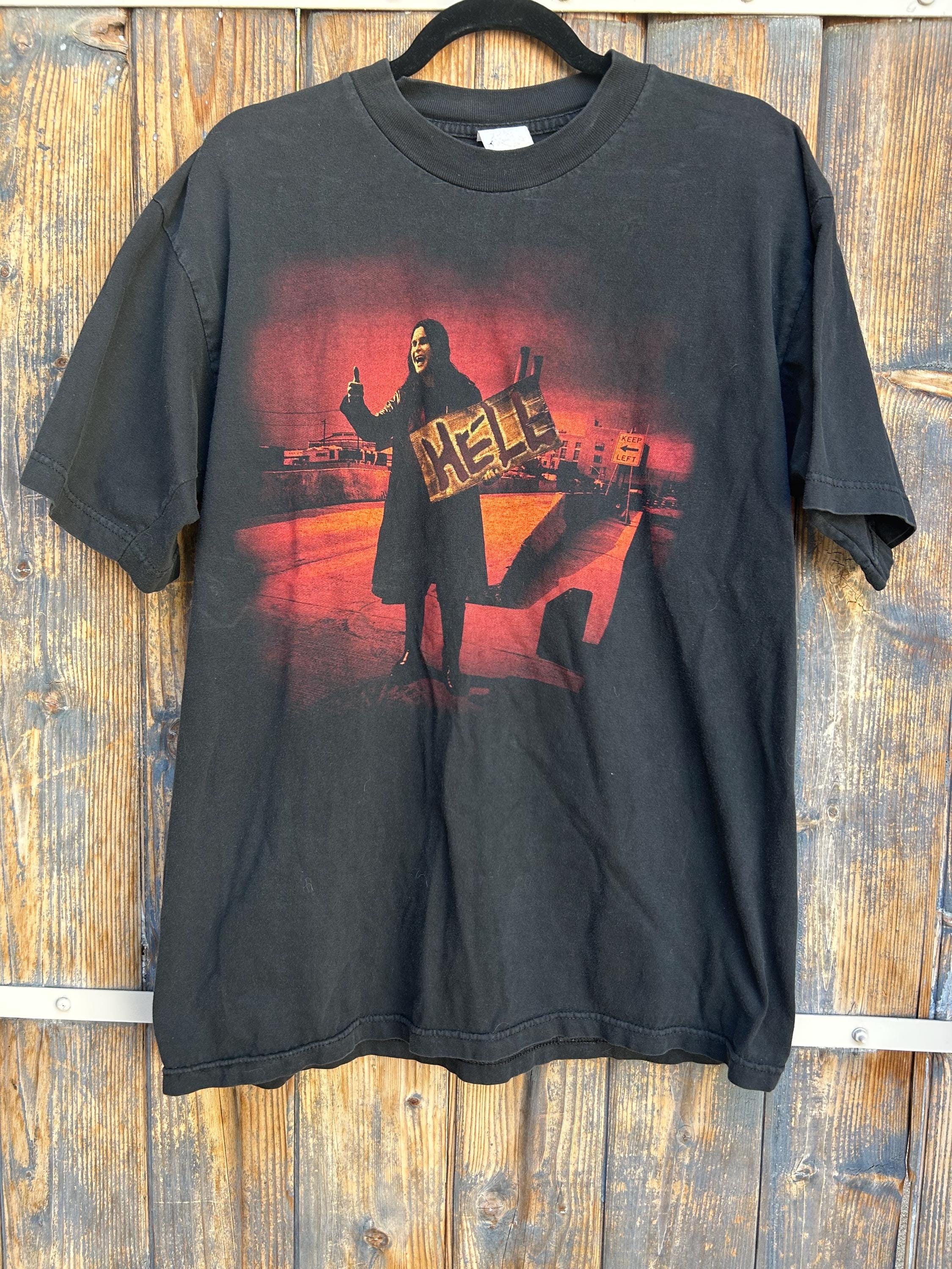 Vintage 1997 Ozzy Osbourne Ozzfest Hell Hitchhiker T-shirt Large
