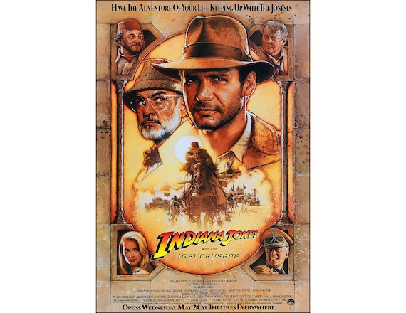 インディ・ジョーンズ 最後の聖戦 映画ポスター - 1989 - アクション