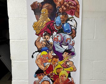 ストリートファイターIII サードストライク ポスター - Etsy 日本