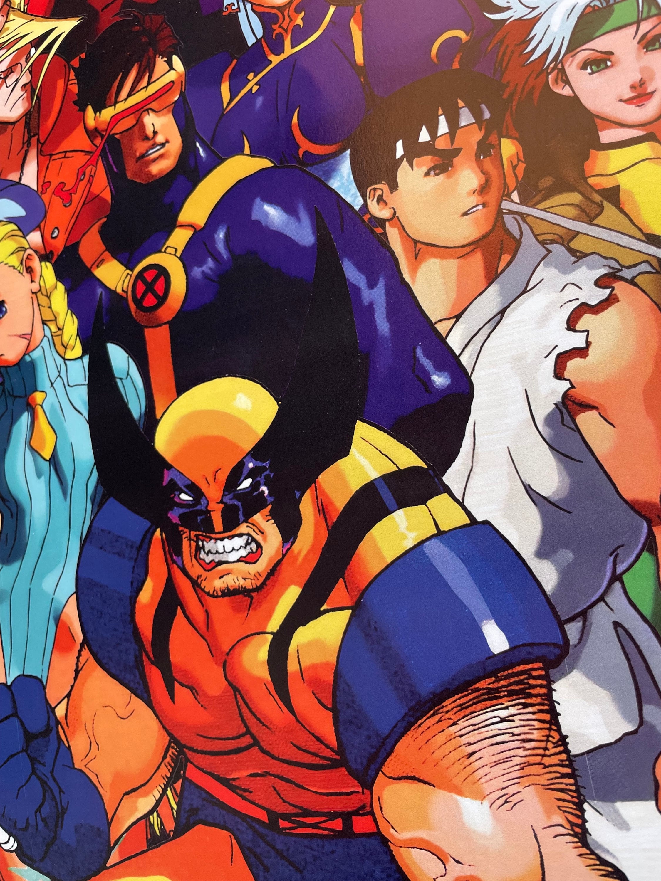 X-men Vs Street Fighter Poster - CPS2 - Etsy