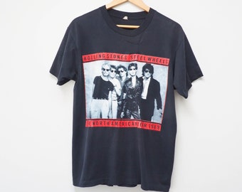 ヴィンテージ 1989 ローリング ストーンズ ツアー T シャツ 50/50 北米