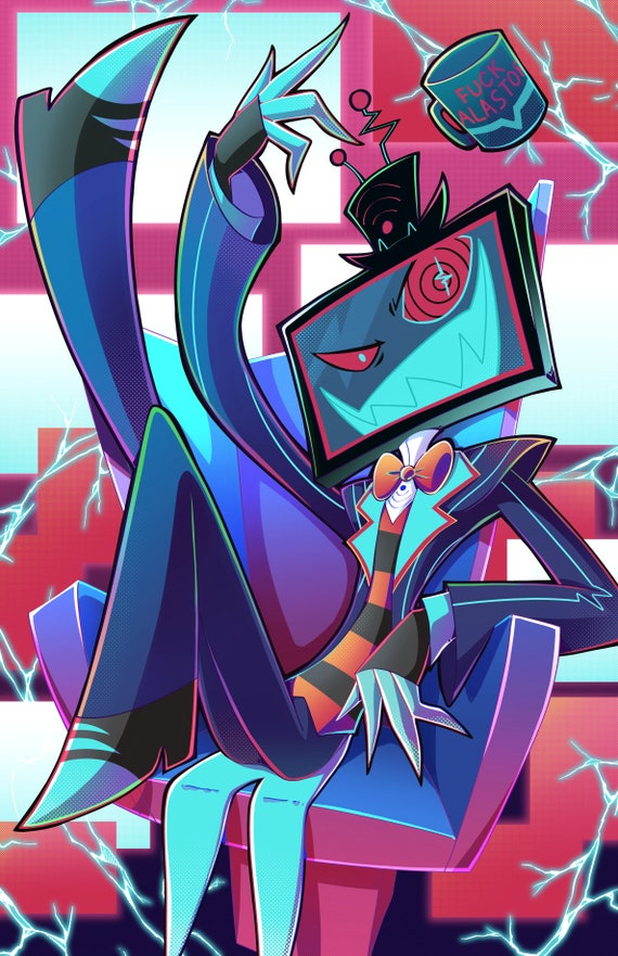 Hazbin Hotel Vox プリント: Vees 漫画ポスター (11x17 インチ) - Etsy