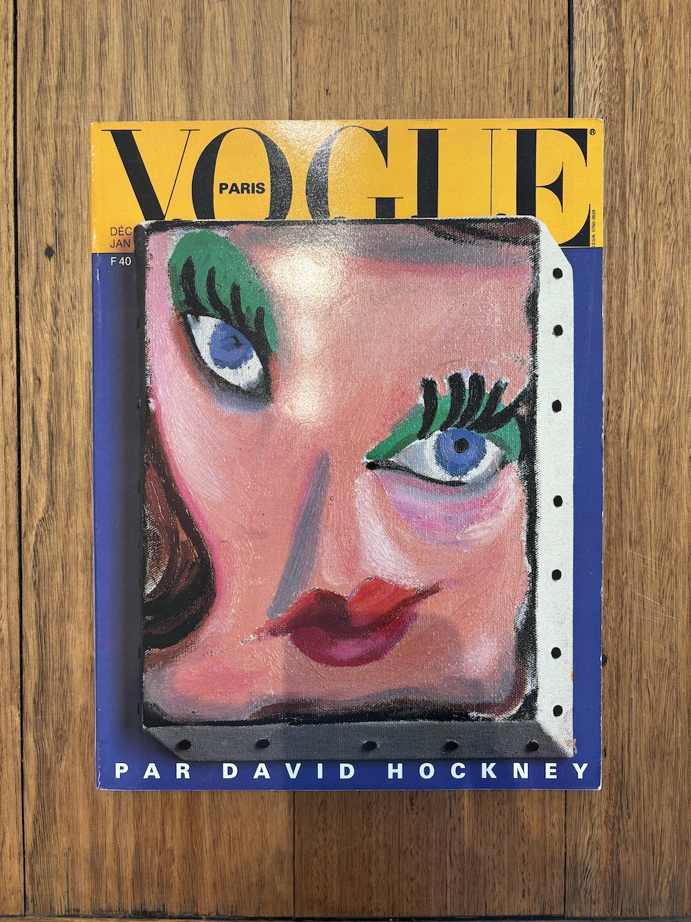 VOGUE PARIS PAR DAVID HOCKNEY 1988 日本版