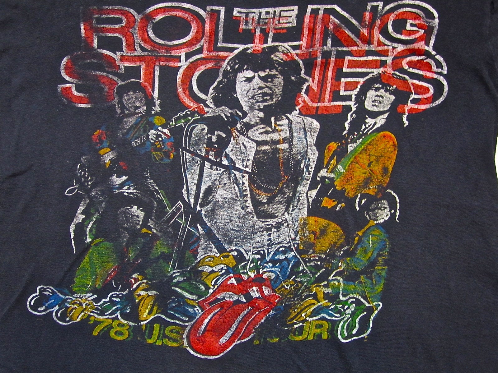 Vintage Rolling Stones 1978 Tour T-shirt - Etsy