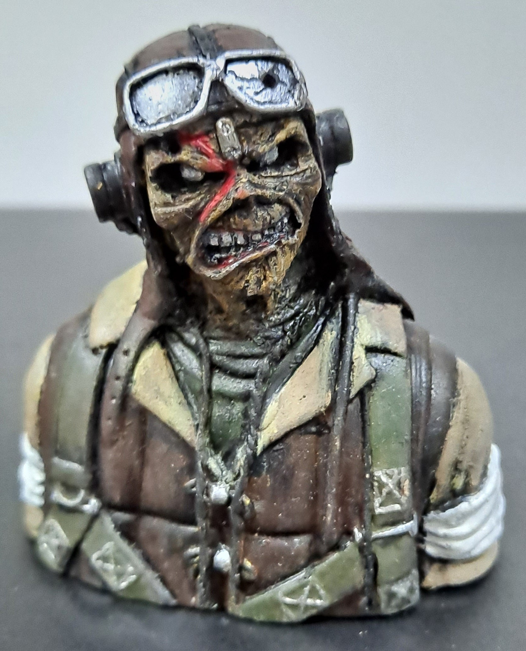 Iron Maiden Custom Eddie Handmade Aces High Figure, Bust, Statue