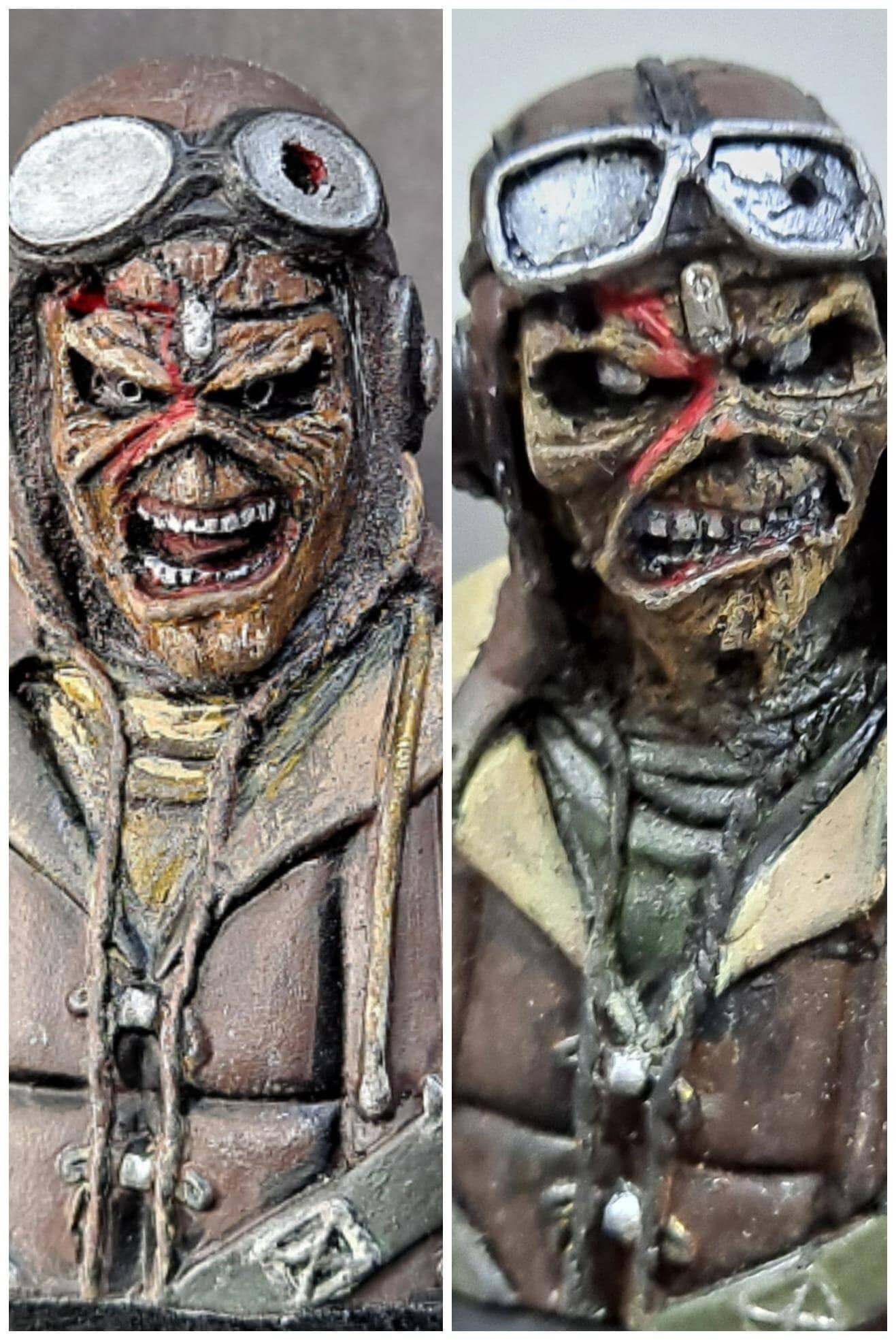 Iron Maiden Custom Eddie Handmade Aces High Figure, Bust, Statue