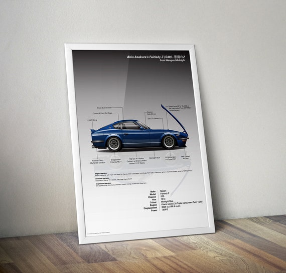 Wangan Midnight - Akio Asakura Fairlady Z S30 (devil Z