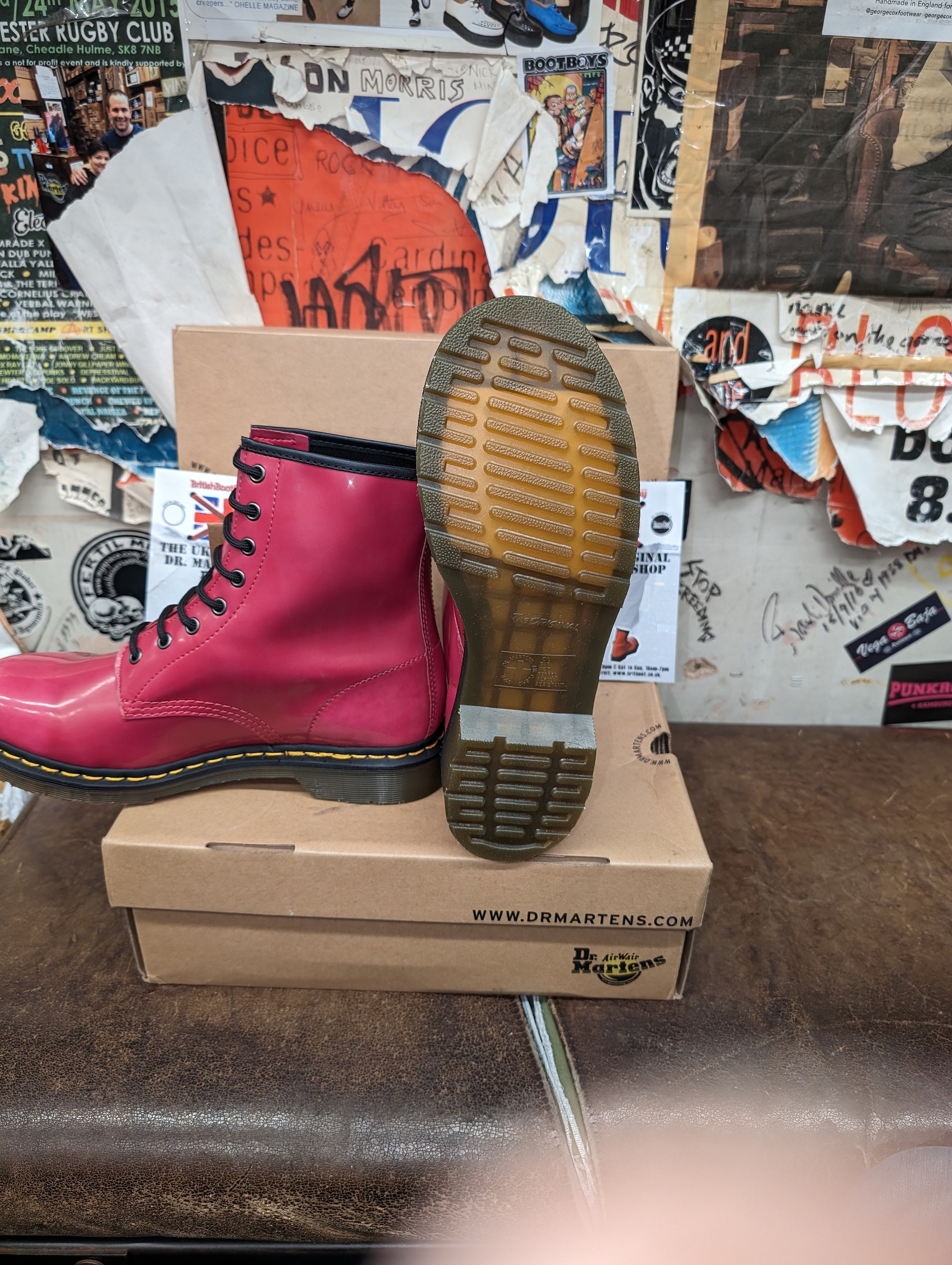 Dr Martens 1460 Pink Vegan 8 Holes Size 3 - Etsy