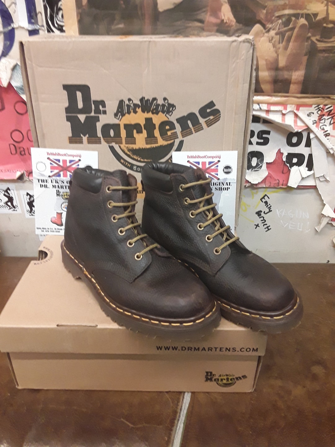 Dr Martens 939 Made in England Brown Mountain Bear Size 6 - Etsy