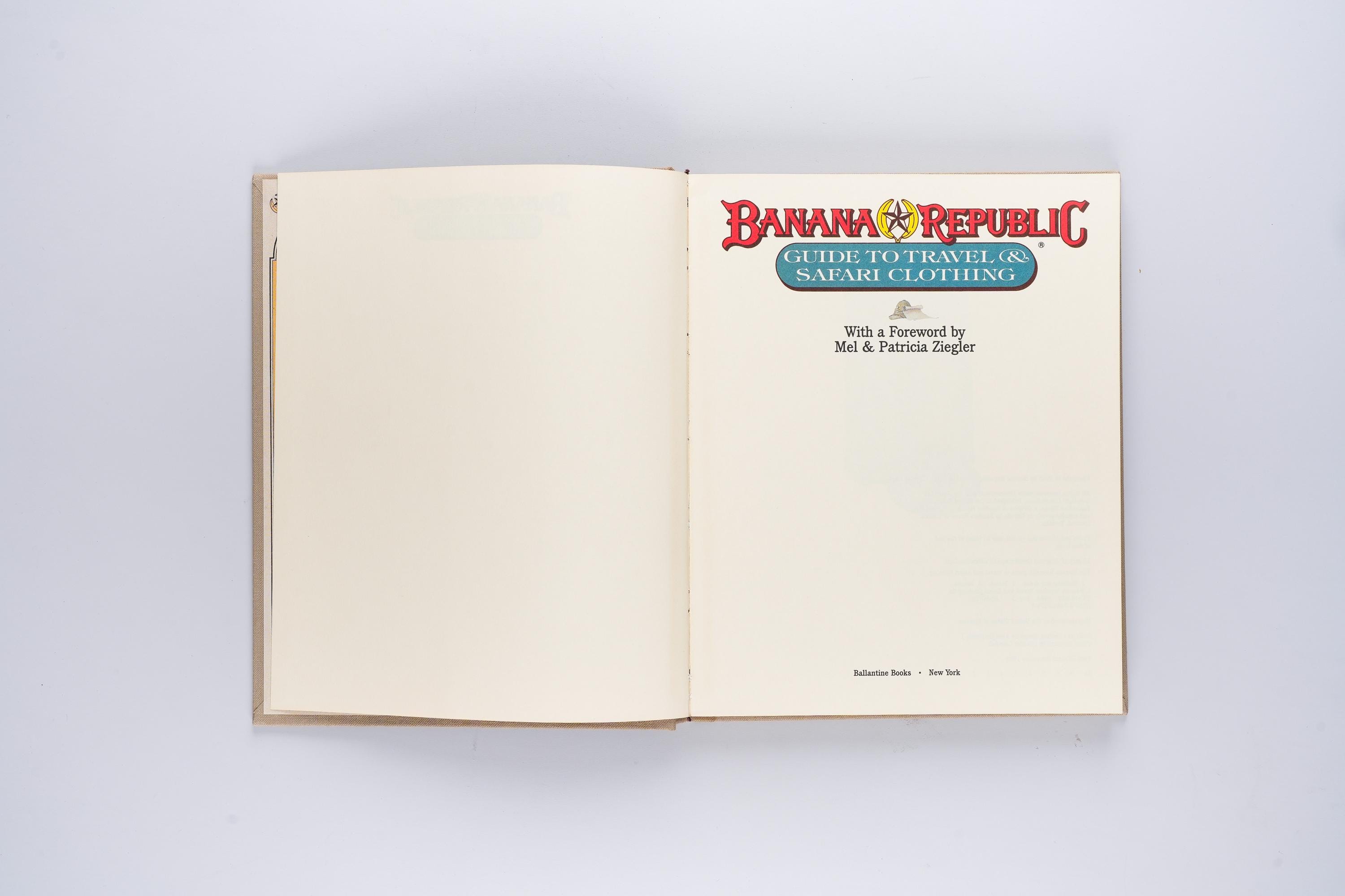 Banana Republic Guide to Travel & Safari Clothing 1986 Edition - Etsy