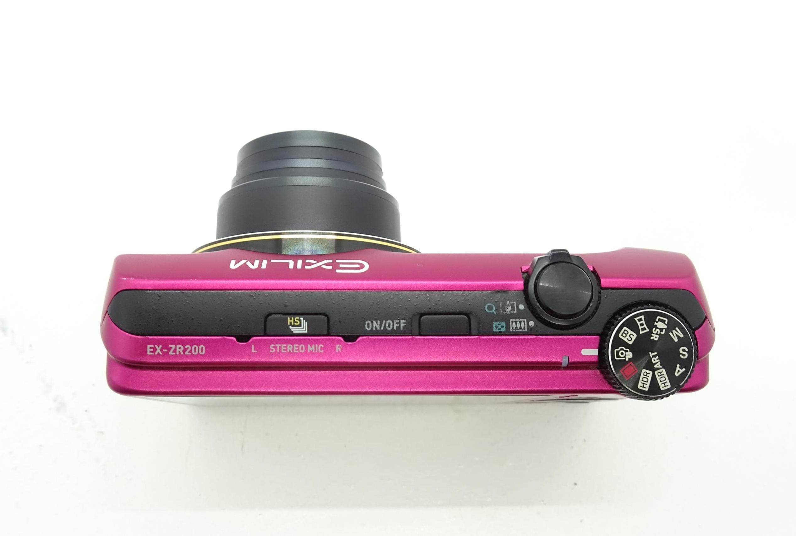 Casio EXILIM EX-ZR200 16.1 MP - Pink Digital Camera With Battery