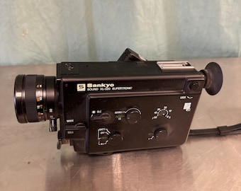 Sankyo Sound XL-40S Super 8mm Sound Film Camera W/case Excellent