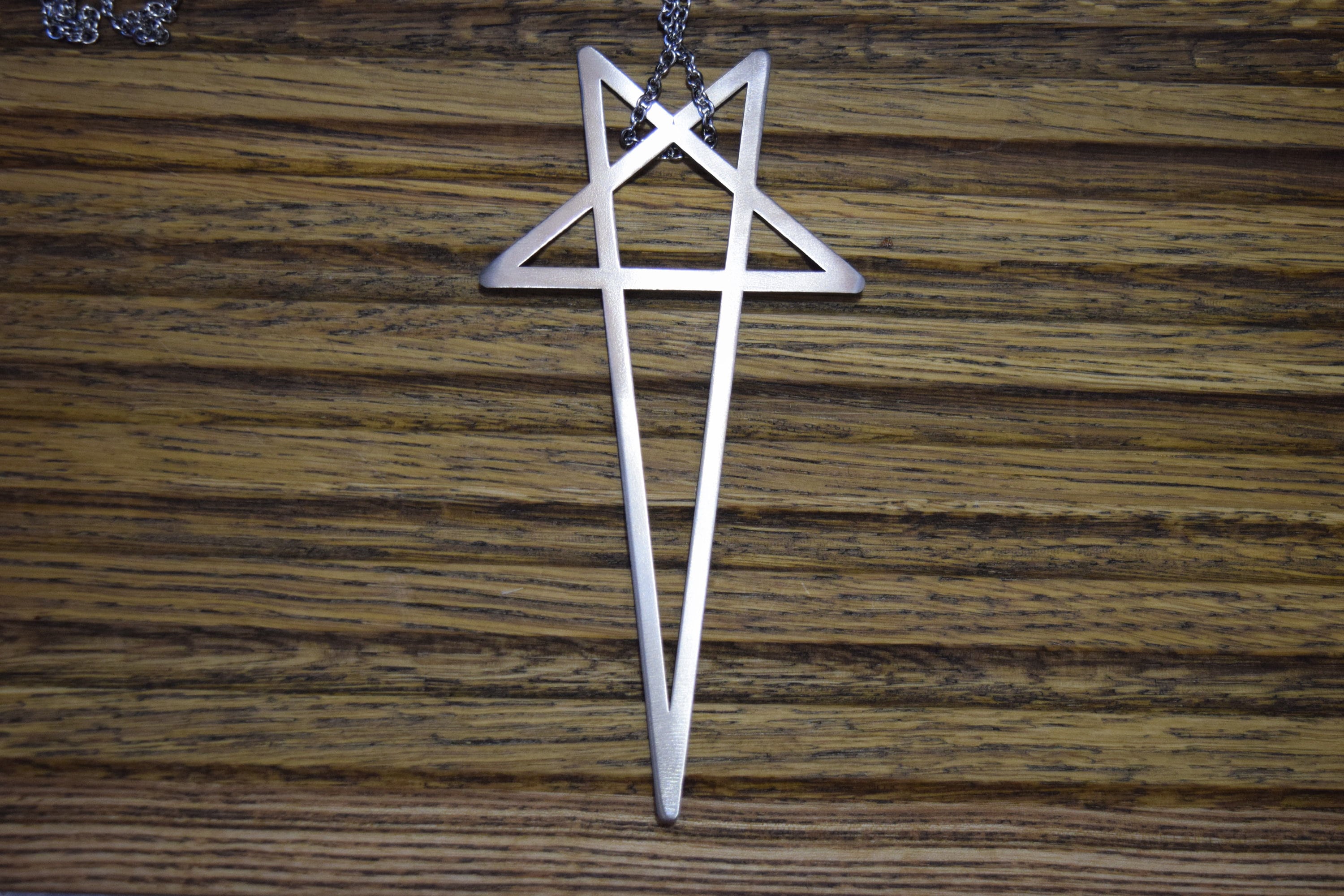 Rick Owens BIG Pentagram Pendant Stainless Steel Dublicate