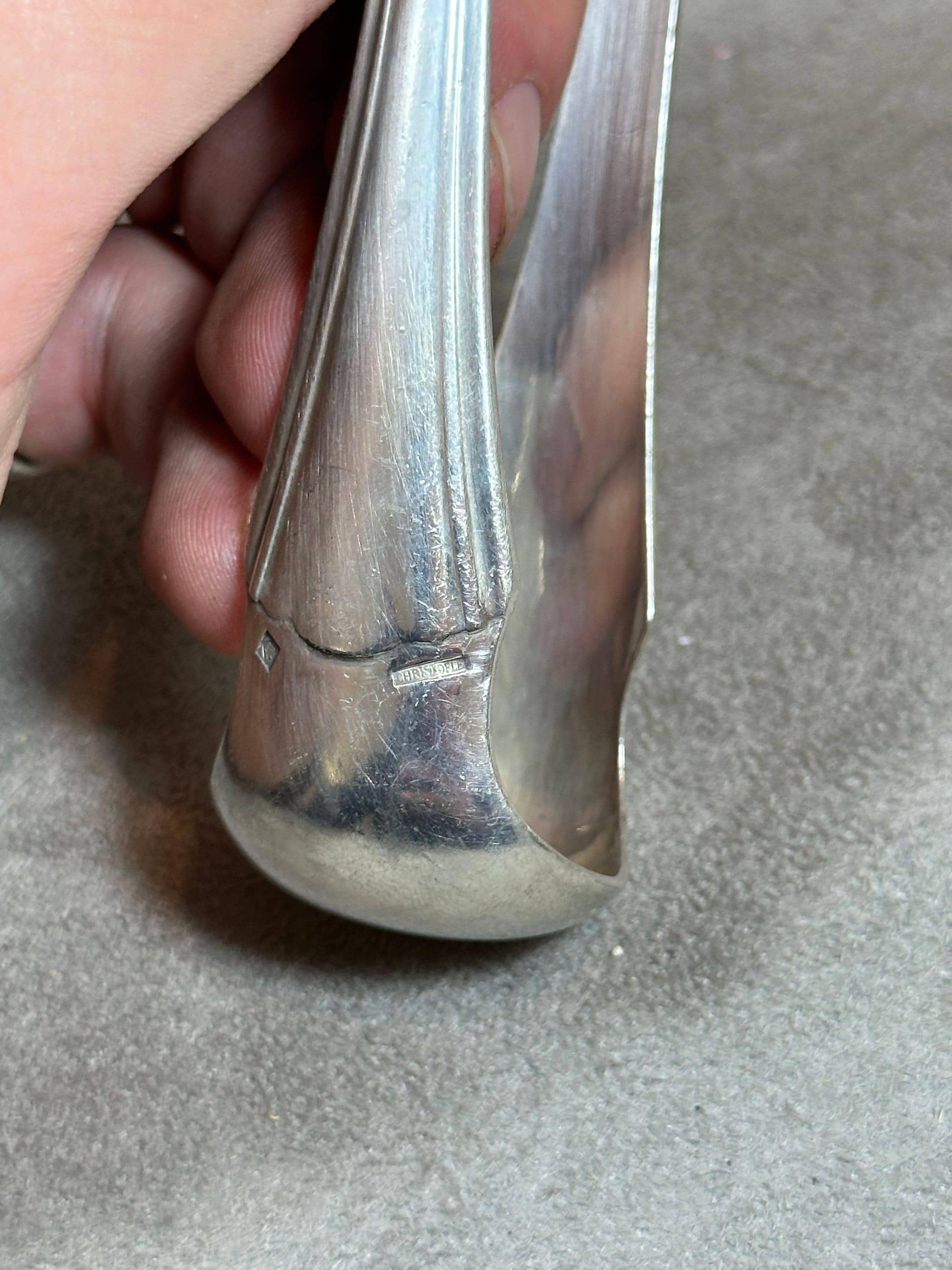 希少なクリストフルの銀メッキシュガートング（フランス製） - Etsy 日本