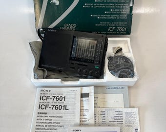 SONY ICF-SW7600G レシーバー サービスマニュアル: 回路図と部品リスト