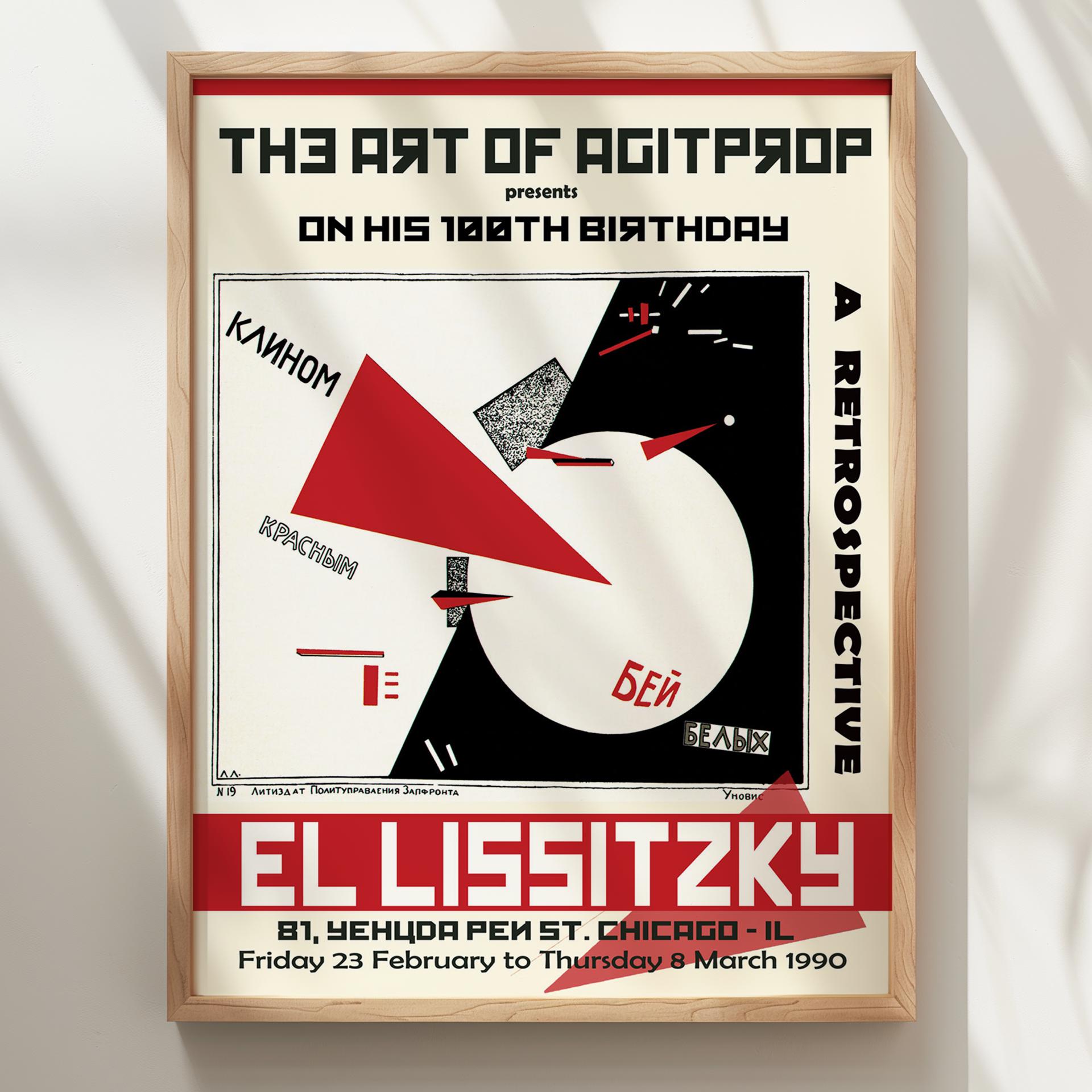 El Lissitzky Museum Poster: Suprematism Art Print - Etsy