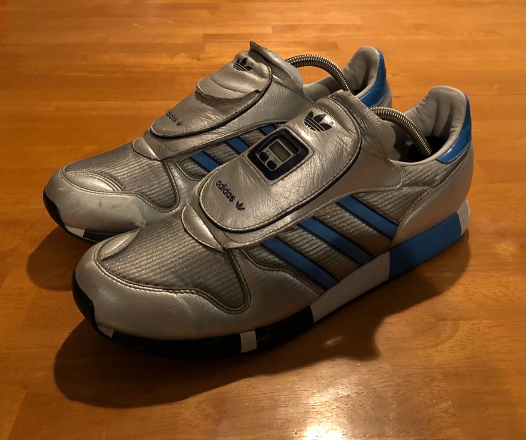 Adidas Micropacer Size 11.5 US Men's 117162 Metallic Silver / Blue