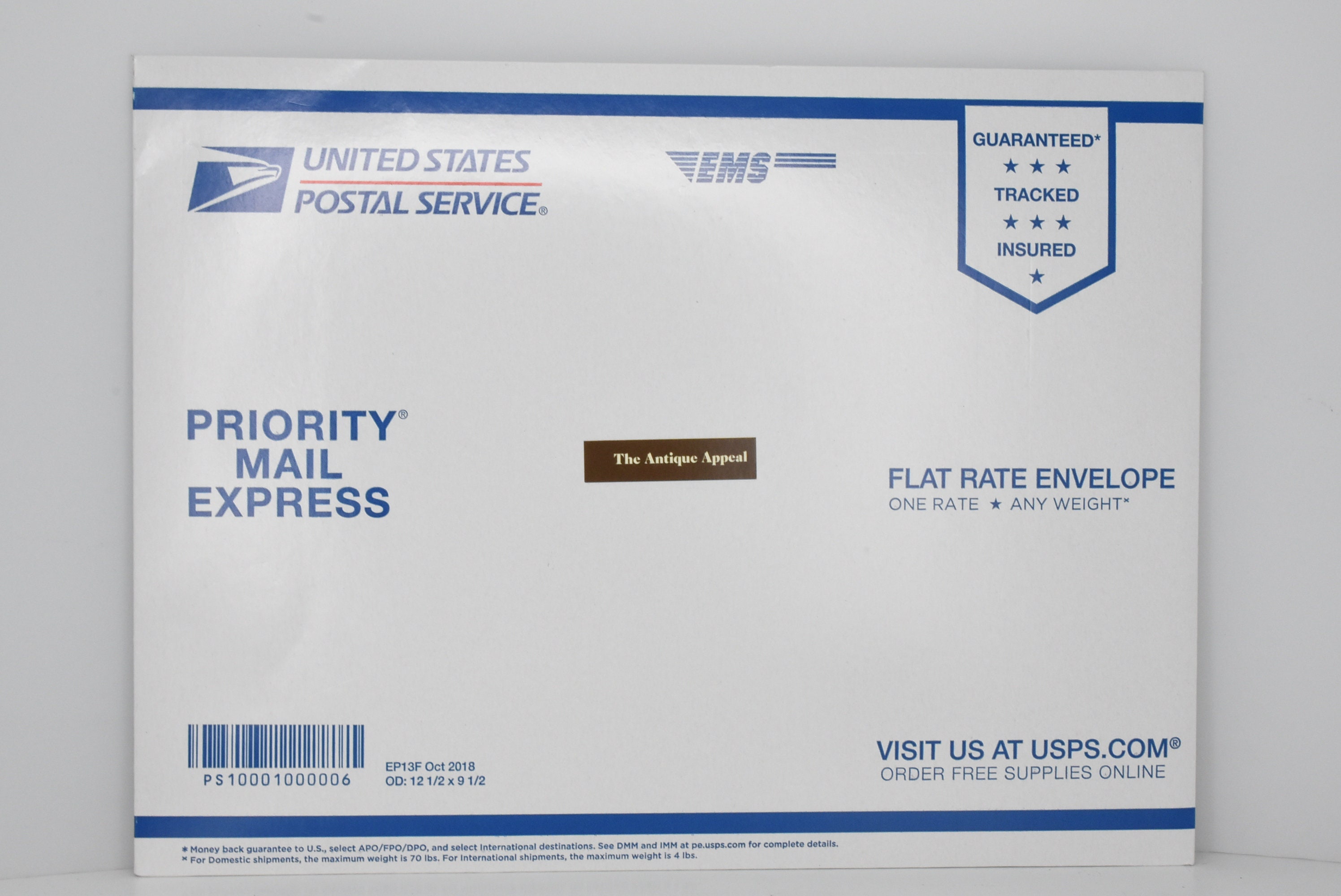 USPS Priority Express 定額封筒 | 米国配送先住所のみ | The Antique
