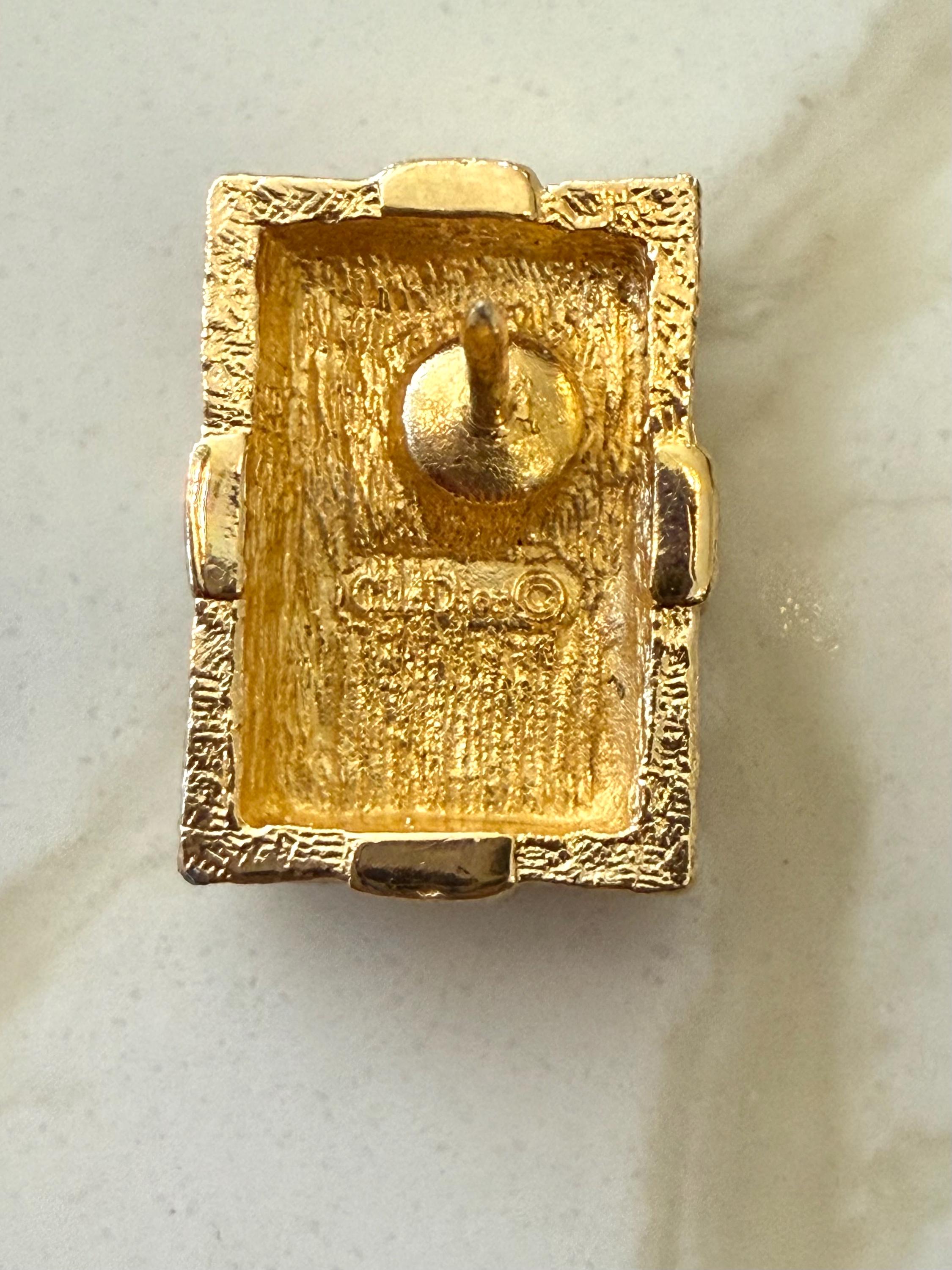 ヴィンテージ 90 年代 クリスチャン ディオール ギフト ボックス ピン