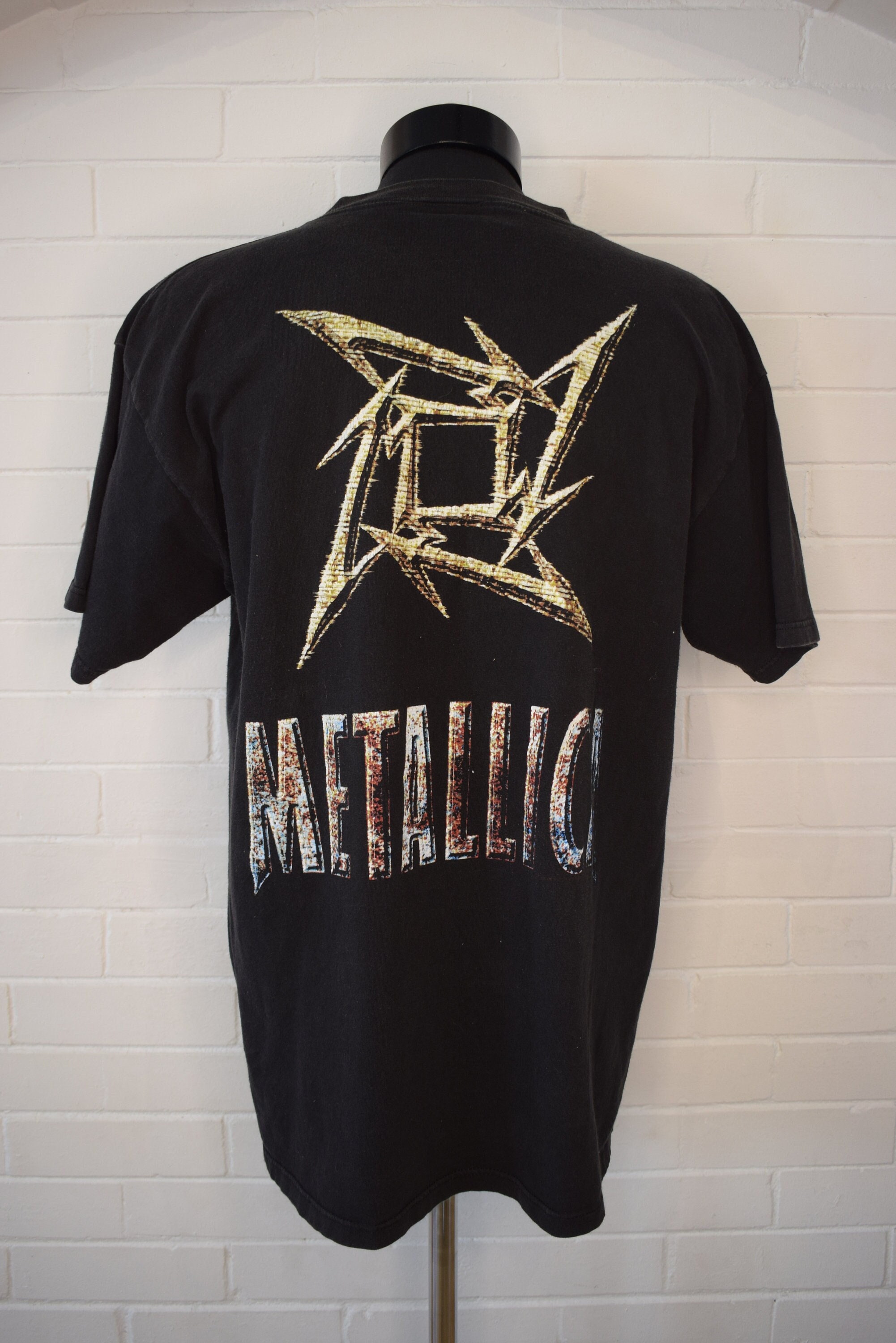 Vintage 1996 Metallica Load Ninja Star Logo T-shirt 90's XL - Etsy