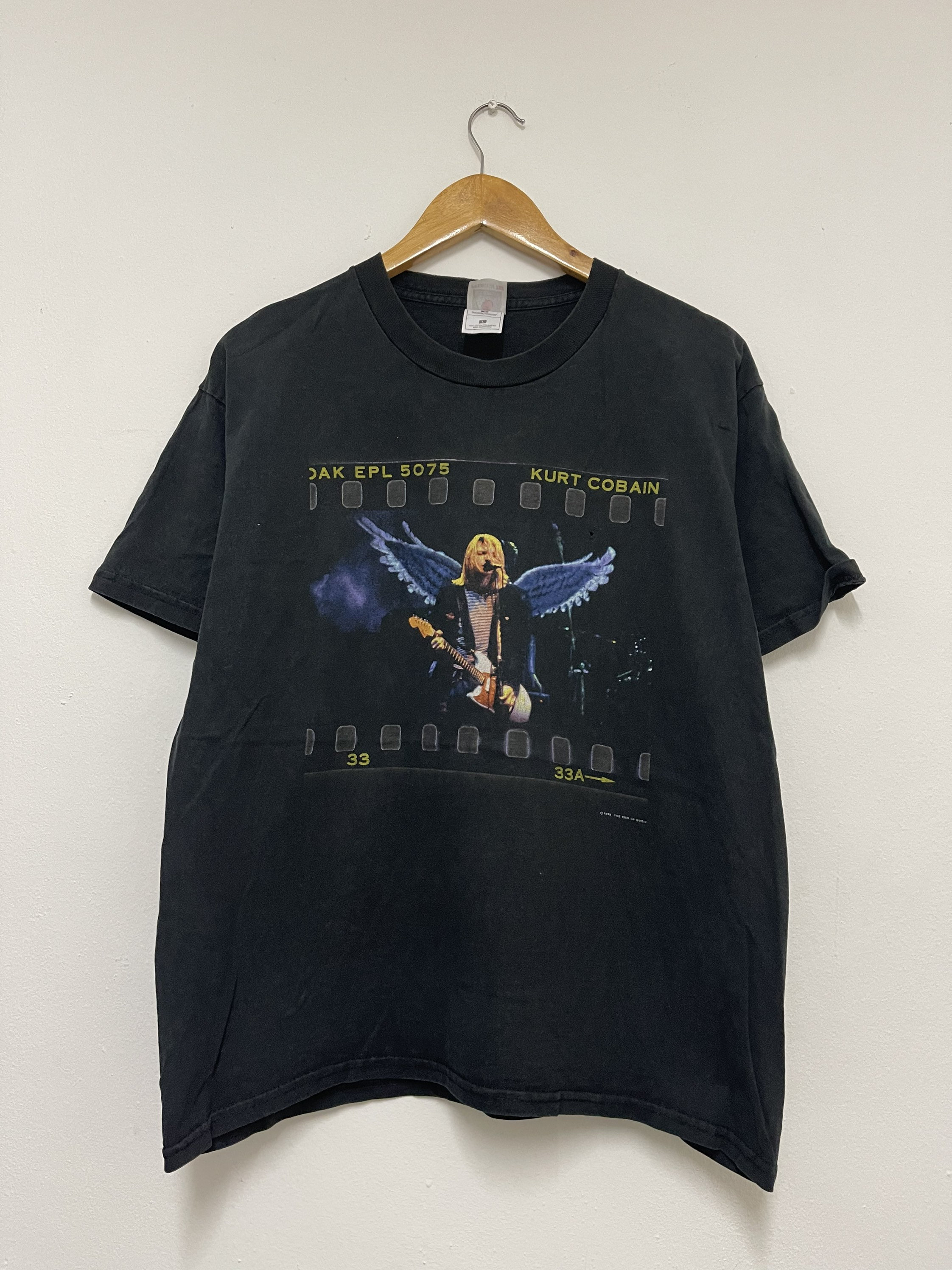 Vintage 90s Kurt Cobain “ End of Music 1999 T-shirt / Grunge