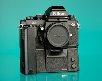 Nikon F3フィルムカメラ用カーボンファイバーグリップ - 3Dプリント