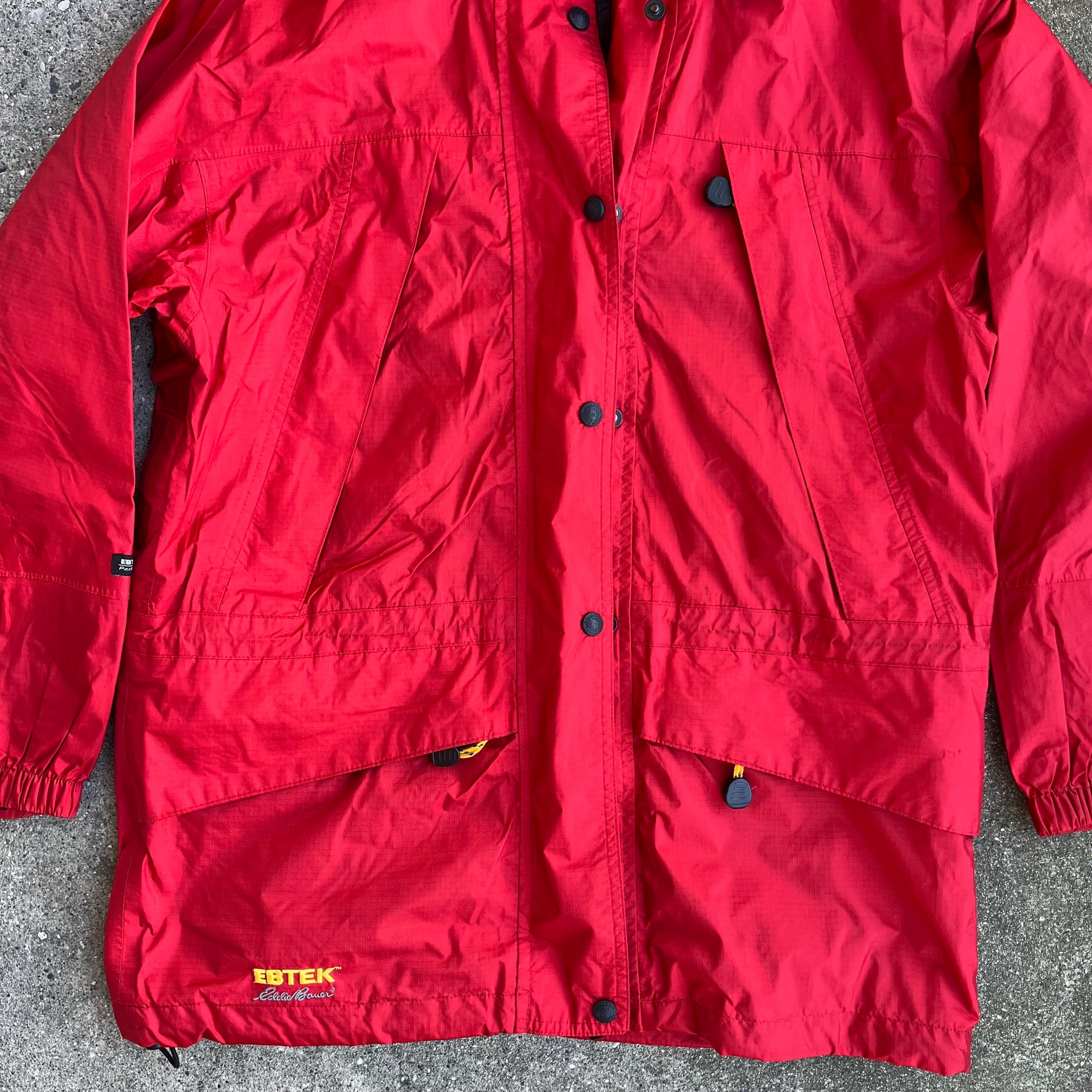 1990s Eddie Bauer EBTEK Gore-tex Hooded Jacket | Womens Small Zip