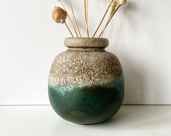 ヴィンテージ ショイリッヒ 陶器花瓶 2909 – 西ドイツ ファットラバ