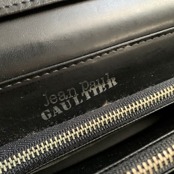 Jean Paul GAULTIER Vintage Logo Leather Shoulder Bag - Etsy